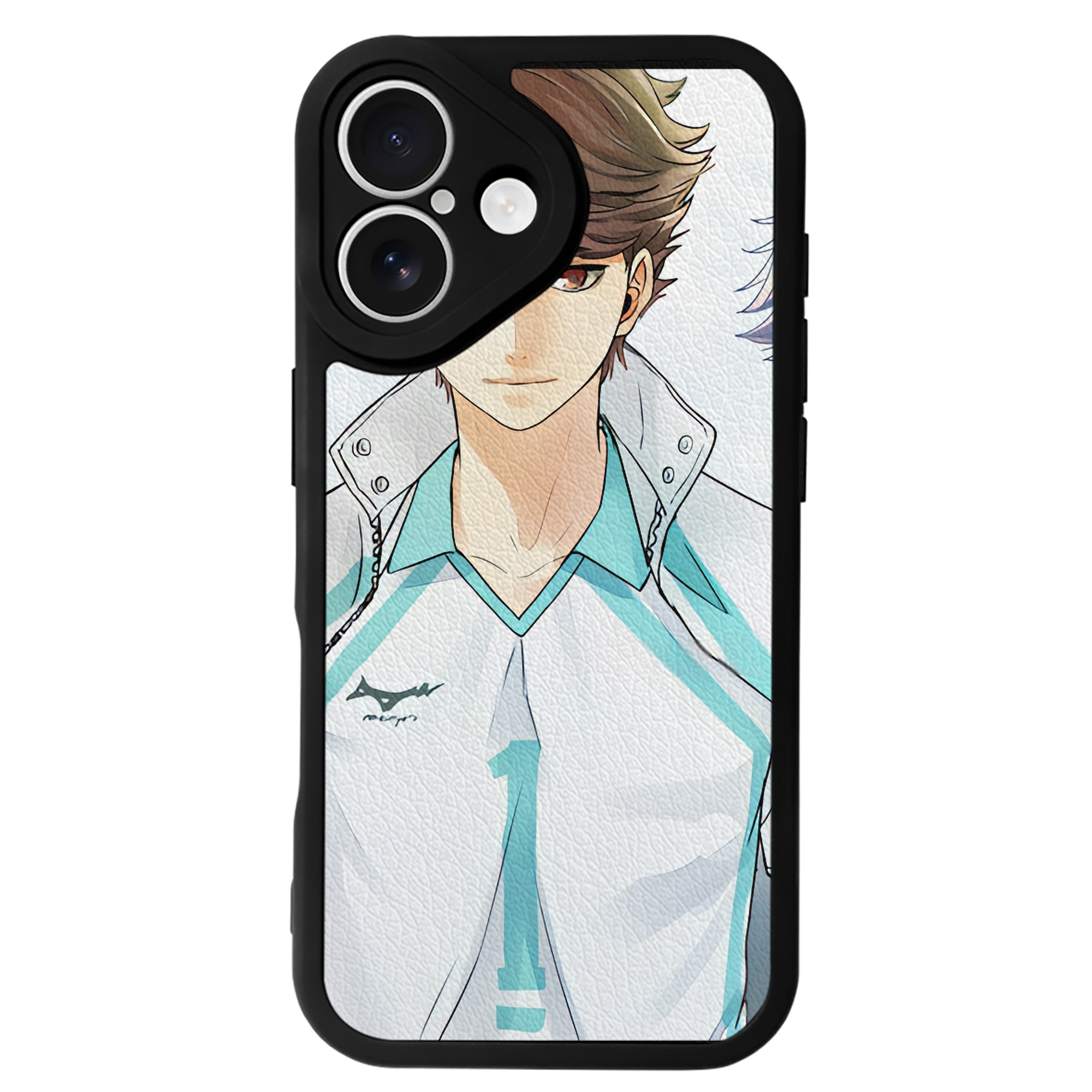 （画像用） ハイキュー!! Haikyu!! 【iPhone 16シリーズ対応】シリコンスマホケース（レザー調） 材質：シリコン